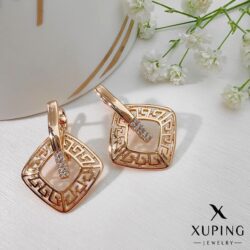 گوشواره ورساچه لوزی ژوپینگ
