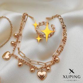 دستبند دولاین قلبی برند ژوپینگ
